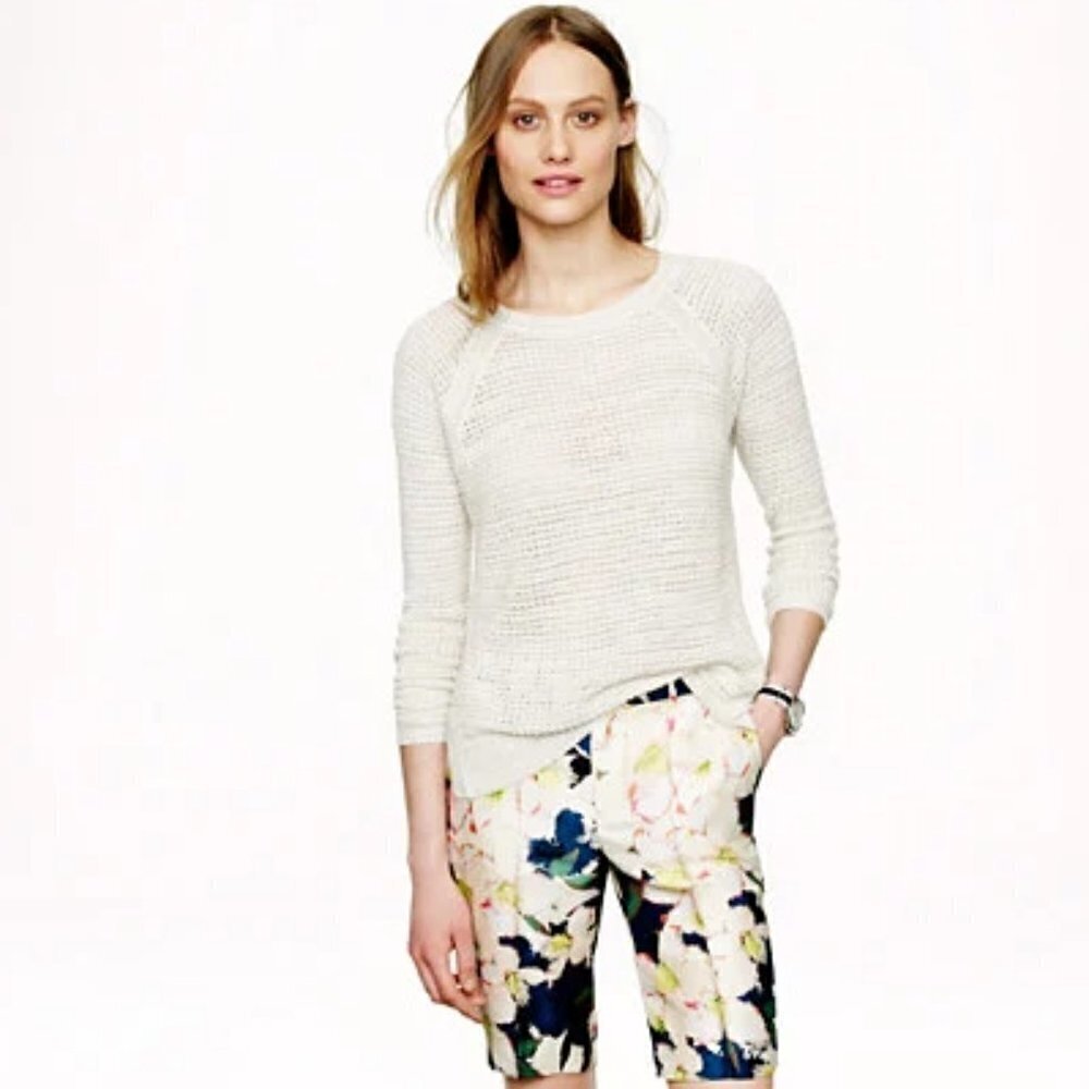 J.Crew Waffle Beach Sweater Size XS